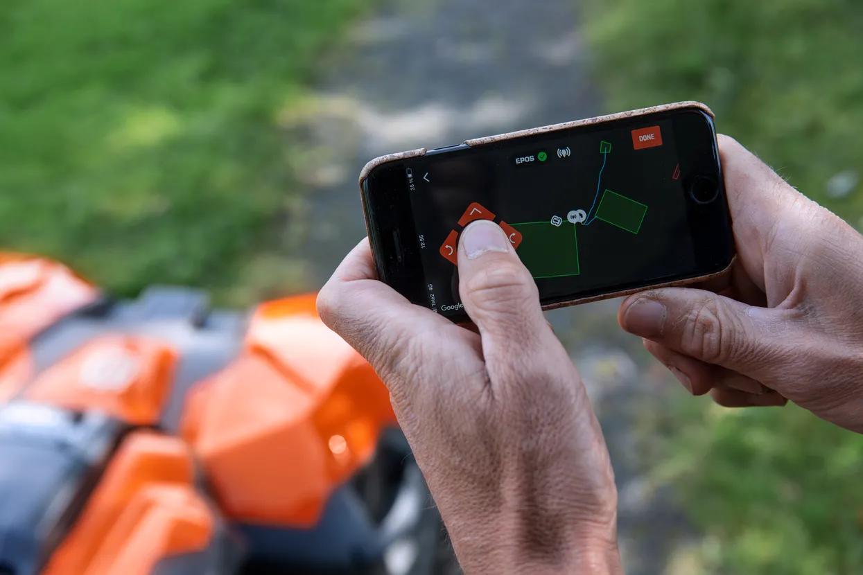 appDrive – daljinsko upravljanje robot kosilicom